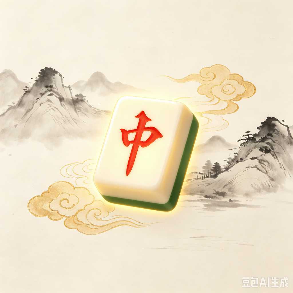 custom logo printed mahjong tiles